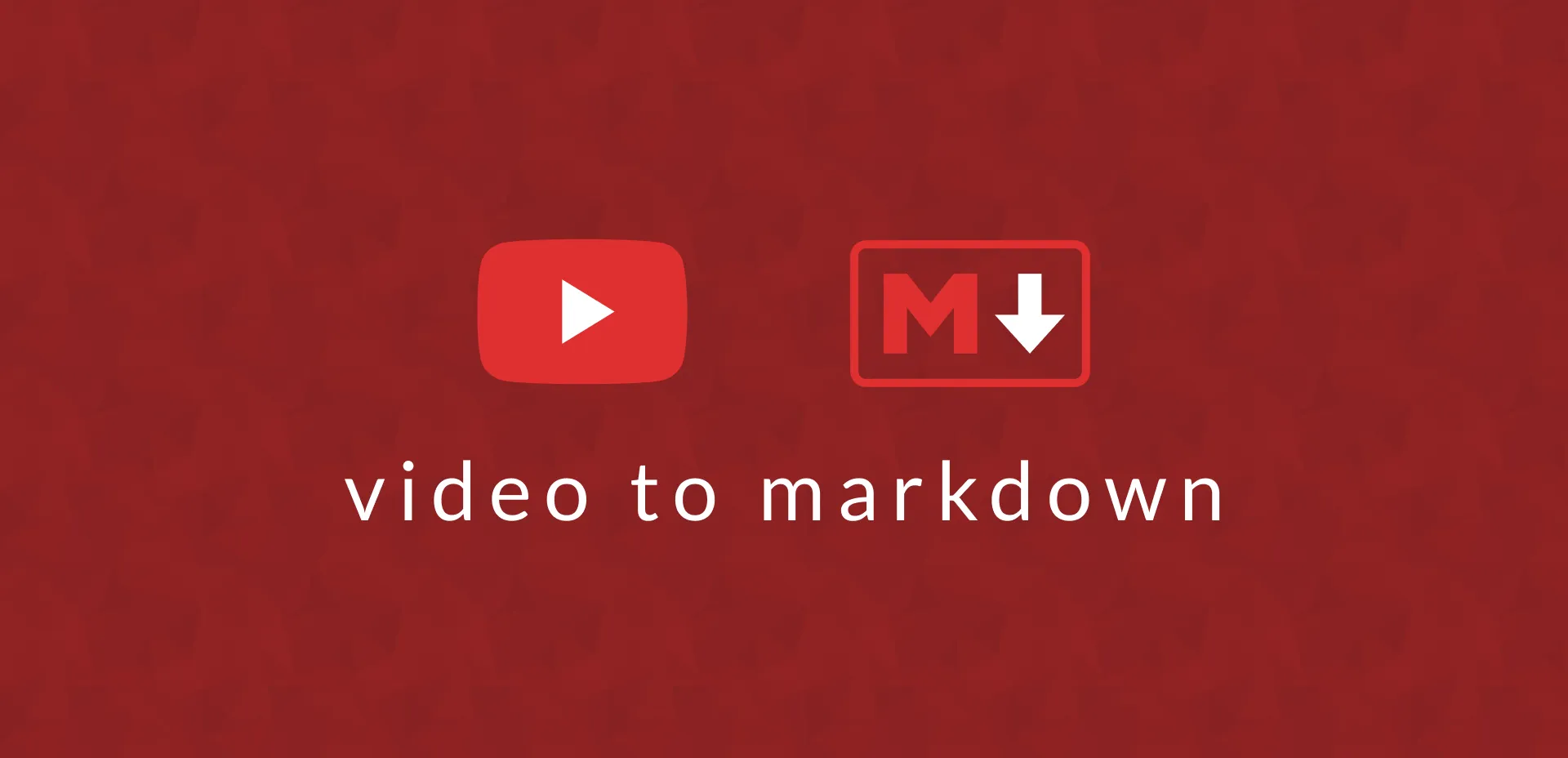 Video to Markdown